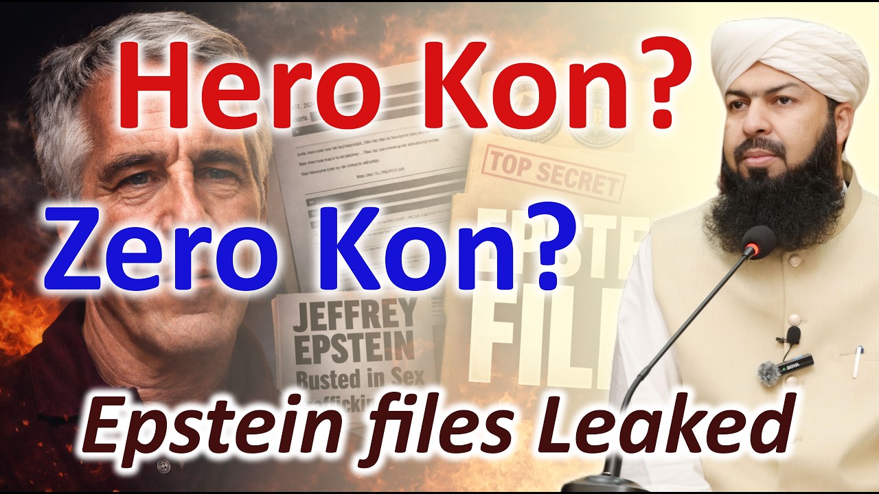 Hero Kon Or Zero Kon | Epstein Files Leaked | Mufti Abdul Wahid Qureshi