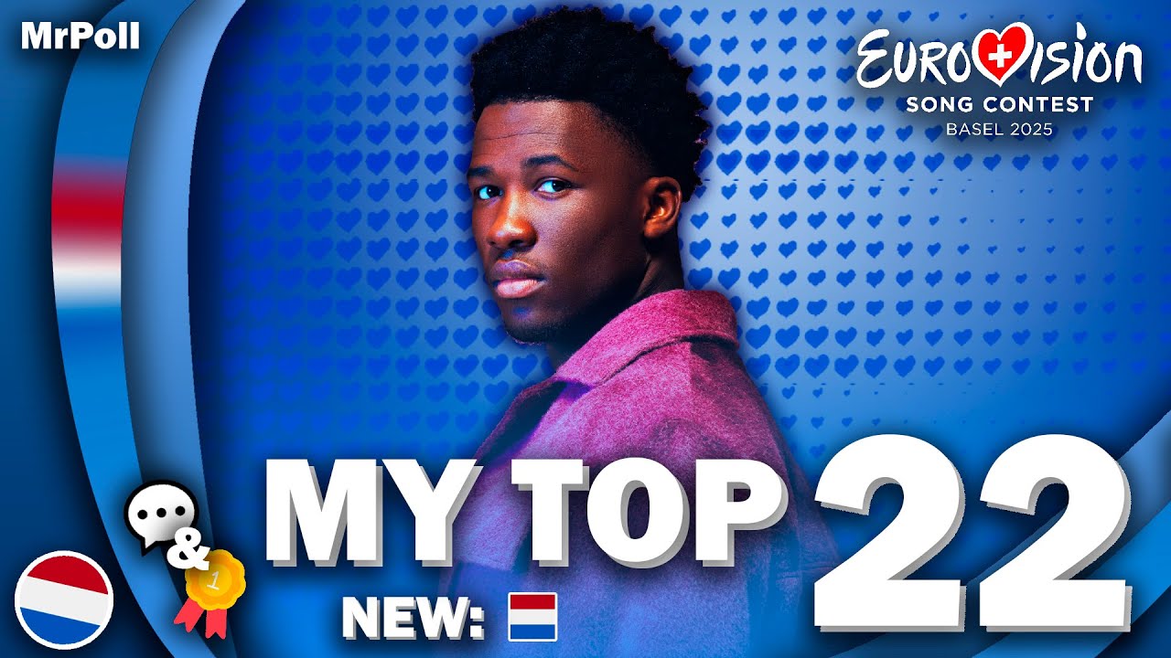 Eurovision 2025 - My Top 22 (NEW: 🇳🇱) (Comments & Ratings)