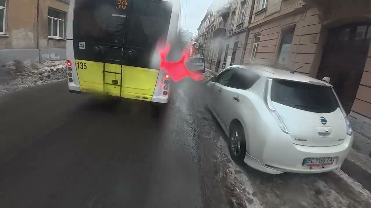 Подвійне зм + крижаний дощ (ДТП)!