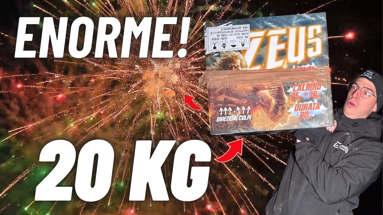 Provo una BATTERIA COMPOUND 30mm da 20kg e i nuovi PETARDI MAGNUM di Pirotecnica Volpe 