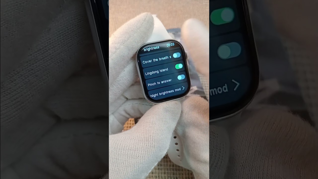 i10 Pro Max Smart Watch Enable Wake Up Gesture #short