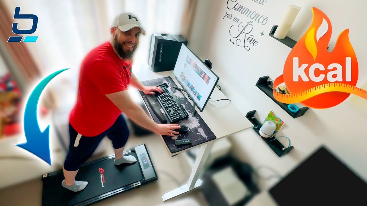 Brûler des calories en télétravail avec le tapis Home Fitness Code | TEST COMPLET