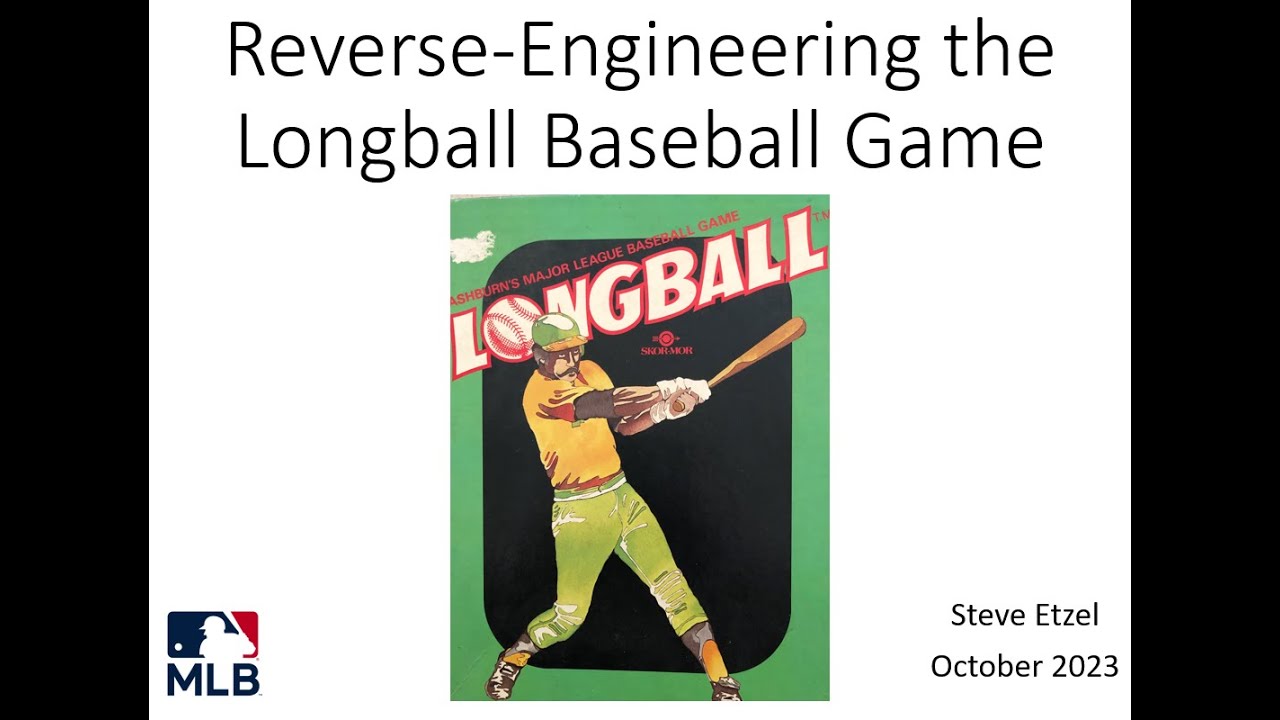 Reverse-Engineering the 1974/73 Longball Baseball game