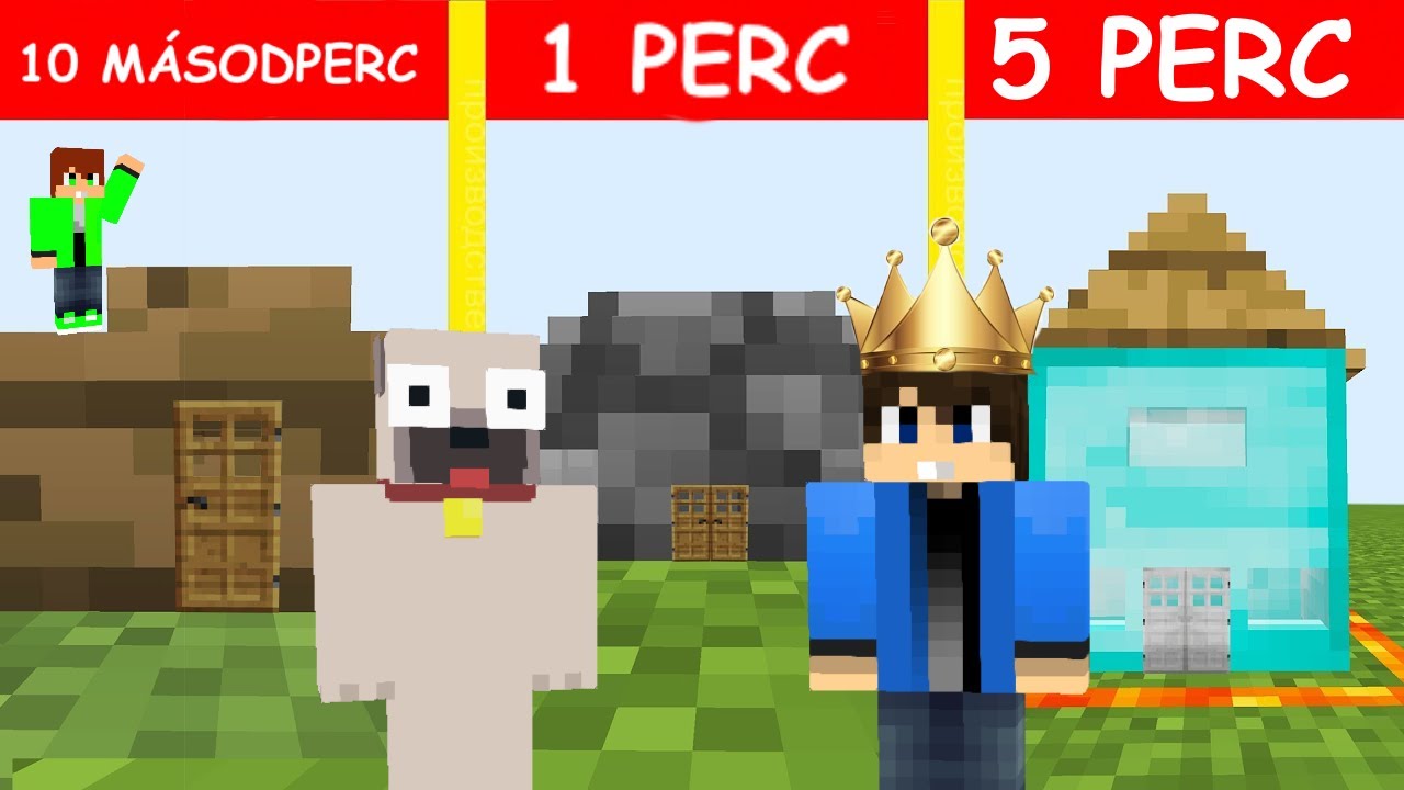 KICSI HÁZ 10 MÁSODPERC 1 PERC ÉS 5 PERC ÉPÍTŐ KIHÍVÁS!