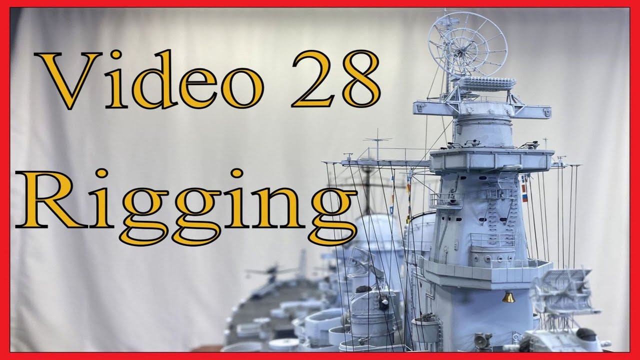 1:200 Scale Missouri By Trumpeter Build Video 28