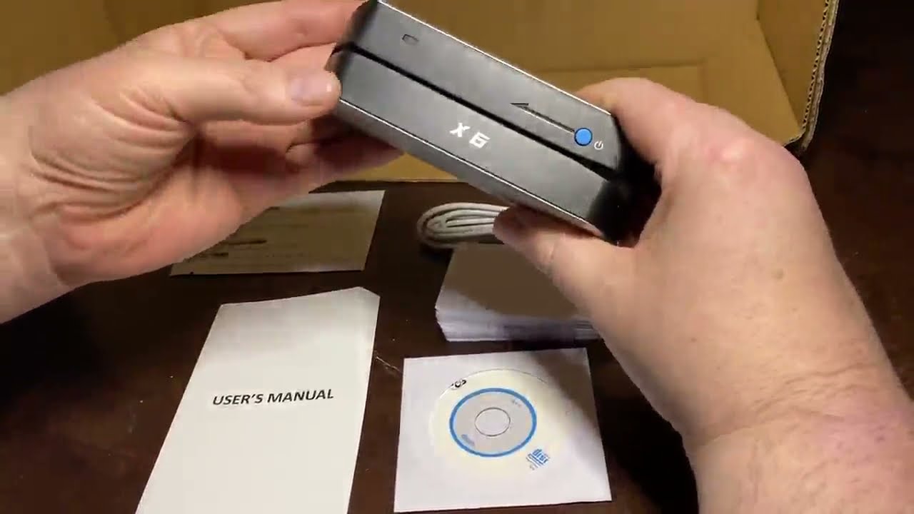 Обзор считывателя магнитных карт VIP X6 BT USB Bluetooth с тремя дорожками и функцией считывания,...