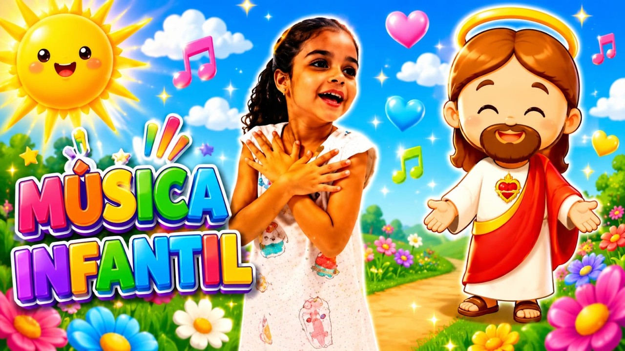 MÚSICA INFANTIL DEUS É BOM/BRINCANDO COM SOFIA!!!😍💕