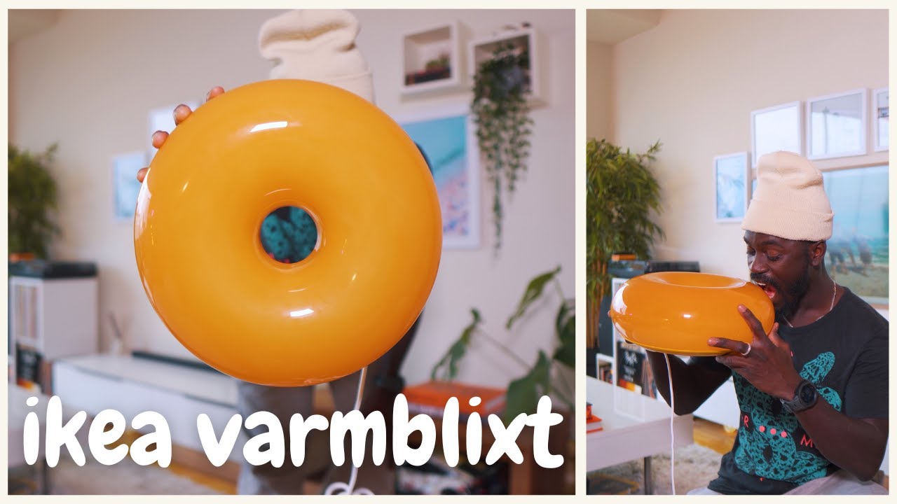 Ikea Varmblixt doughnut lamp review/unboxing