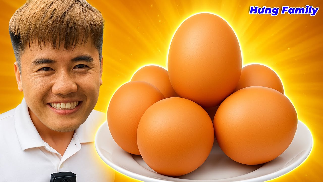 Hưng Troll | Thử Th&aacute;ch B&oacute;c Trứng Luộc Kh&ocirc;ng Chạm Tay V&agrave;o