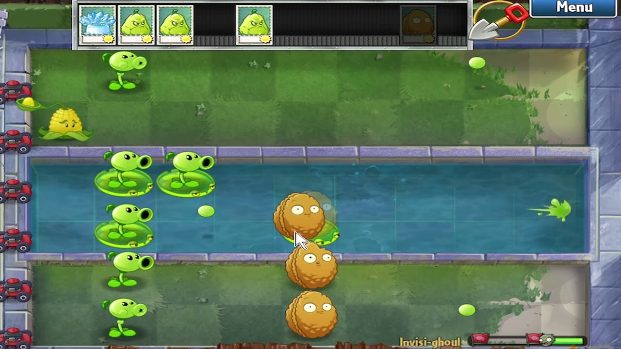 Invisi-ghoul Minigame - PvZ 2 Pak Gameplay