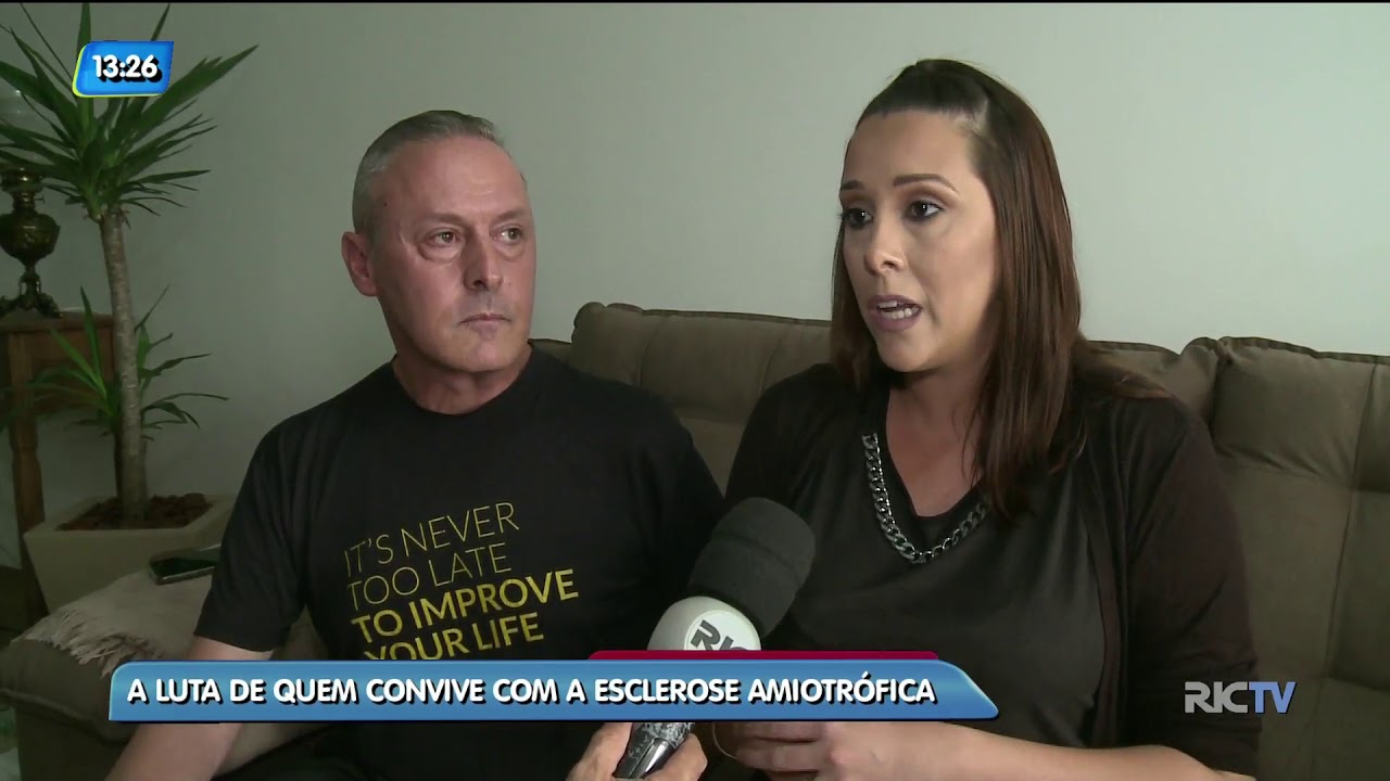 Campanha arrecada dinheiro para tratamento de esclerose lateral amiotrófica