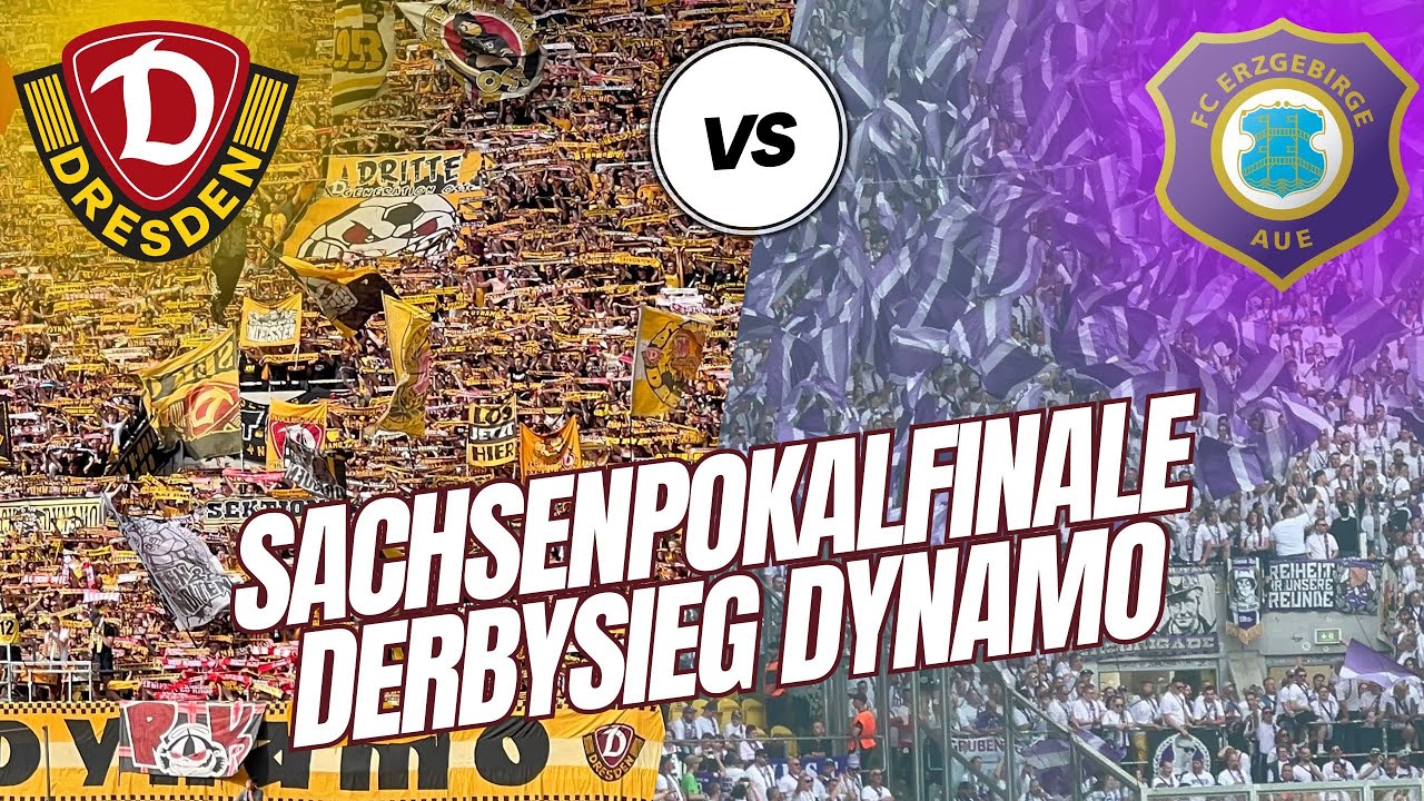 SACHSENPOKAL FINALE! DYNAMO MIT DERBYSIEG!  /Dynamo Dresden vs. Erzgebirge Aue/FANPRIMUS STADIONVLOG