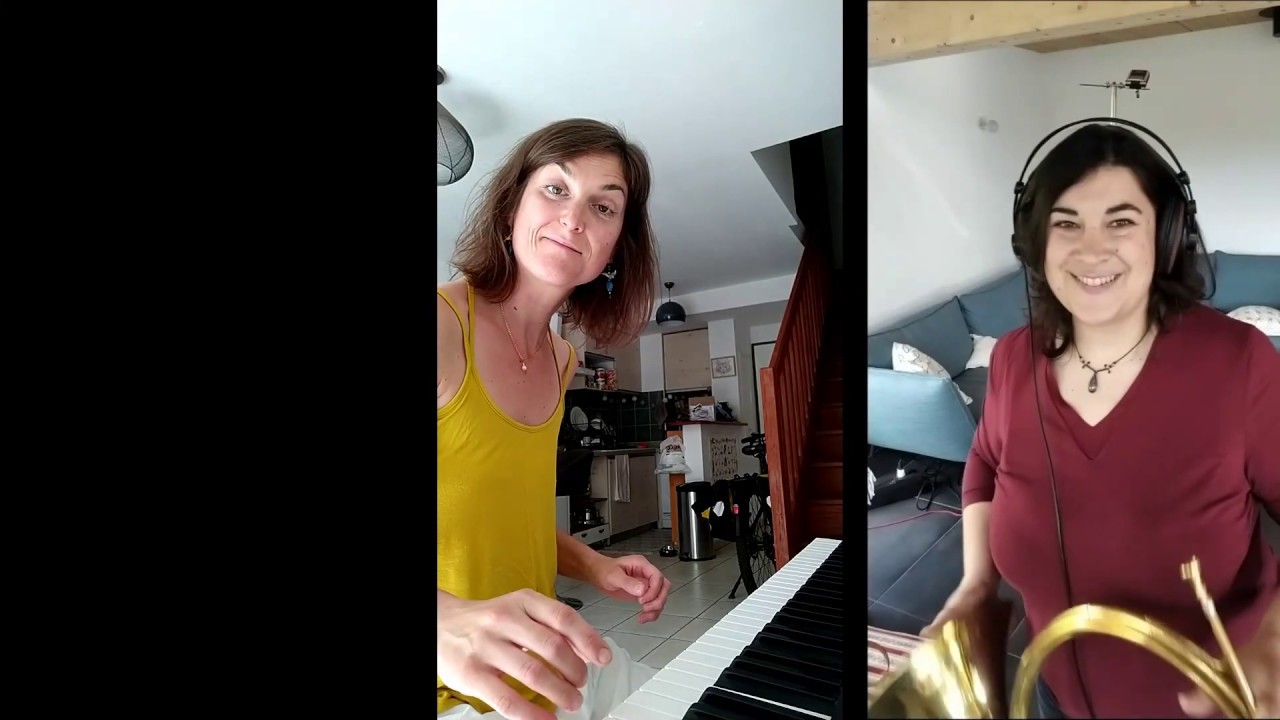 Piano et trompe de chasse confinés... à 10000km : Diane