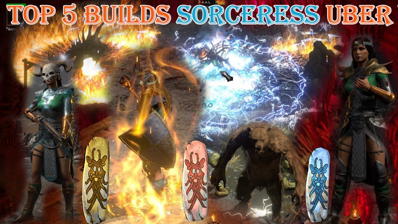 Diablo II Resurrected - Top 5 Builds The Best Sorceress Uber Tristram
