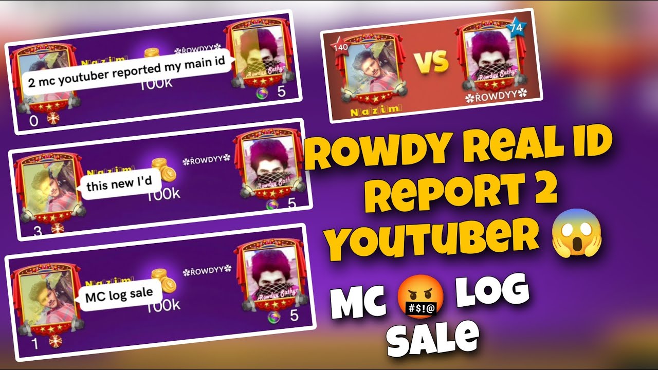 Rowdy Vs Nazim Carrom Pool 😱| Rowdy Real ID report 🥲 | Carrom board | Carrom Pool Nazim