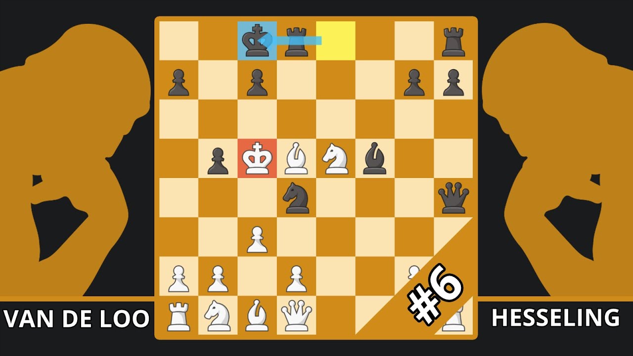 The Most Stunning Chess Novelty Ever! - Best Of The 1980s - van de Loo vs. Hesseling, 1983