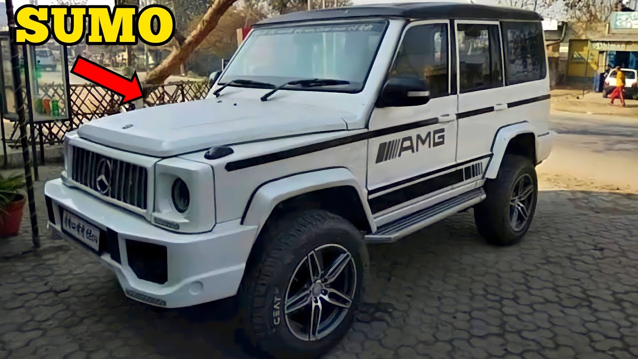Tata Sumo Modified to Mercedes G Wagon | Best modified Tata Sumo |
