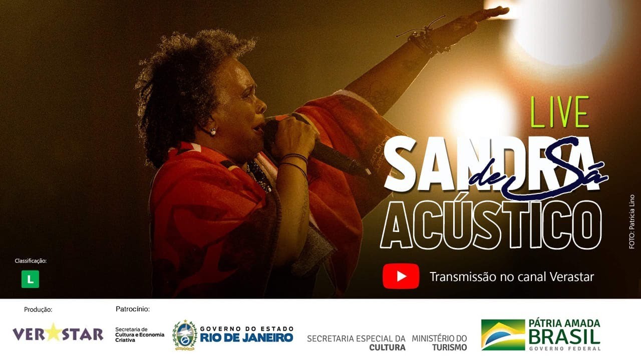 Sandra de Sá Acústico | 12/03 | 19h