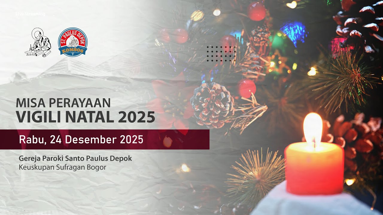 Misa Vigili Natal | Rabu, 24 Desember 2025