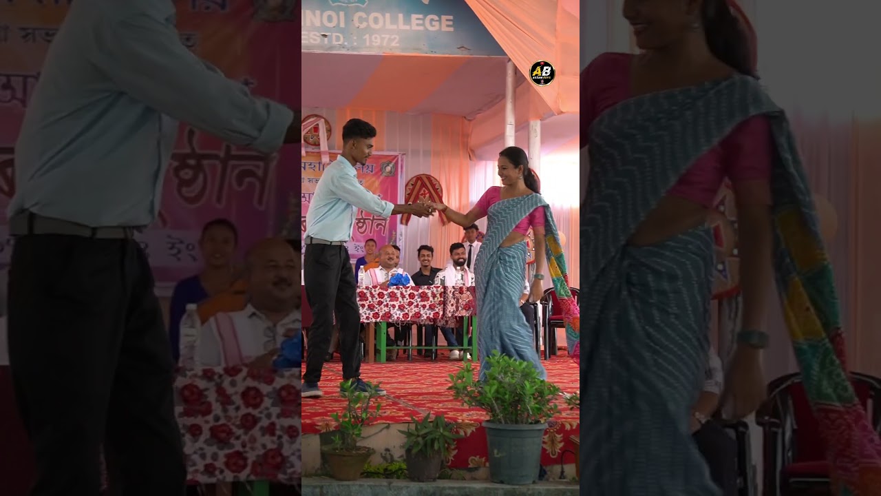 Teacher And Student Dance Hiradoi Song Dudhnoi College #freshers  #reels