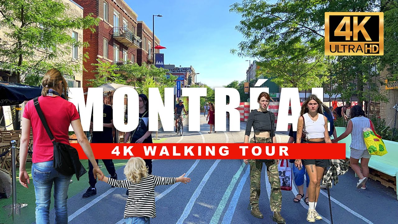 🇨🇦 Montreal Walking Tour - Street Life in Downtown Montreal [4K HDR 60fps]