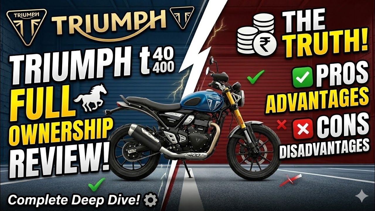 Triumph T4 Full ownership review 🚀🤗 Best 400 cc under 2.6 lakhs 🏍️ Stalling issue solved 🤔🤔🤔