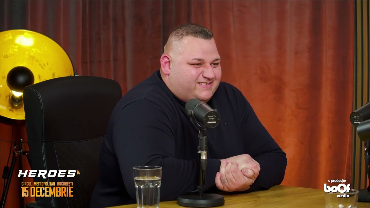 Cel mai agresiv podcast, cu Danu Spartanu, Uriașul Dănilă și Ion Pascu, înainte de gala HEROES 14