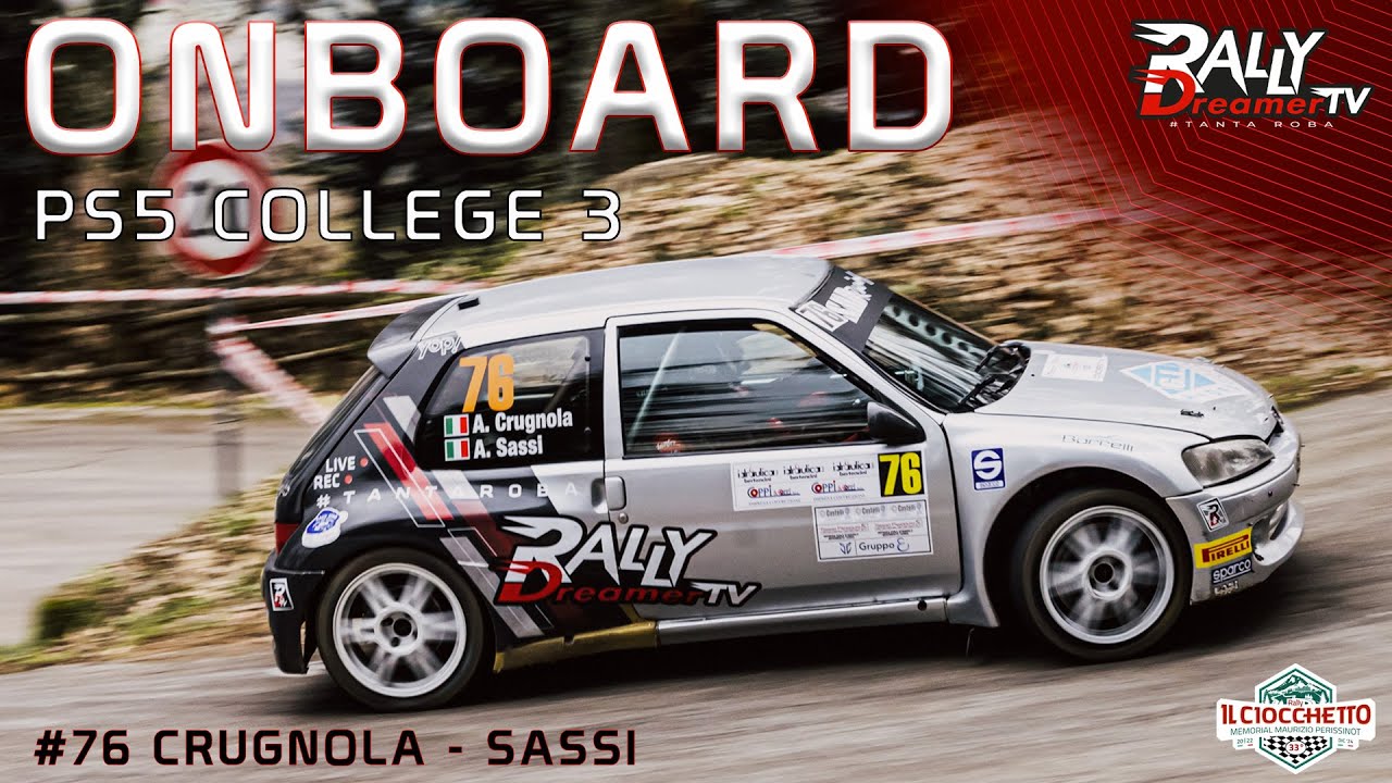 FULL ONBOARD - PS5 Crugnola/Sassi | 33° Rally il Ciocchetto