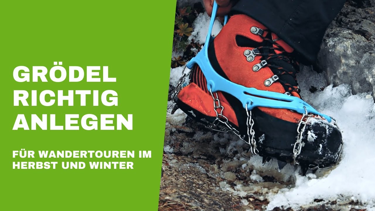 Tipps zum Winterwandern | Grödel richtig anlegen
