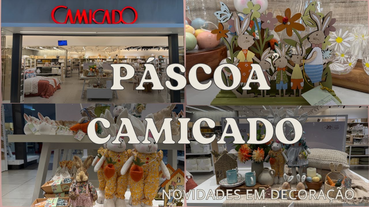 Tour na Camicado 🐰✨ Novidades de Páscoa 2026 | Decoração linda e criativa!
