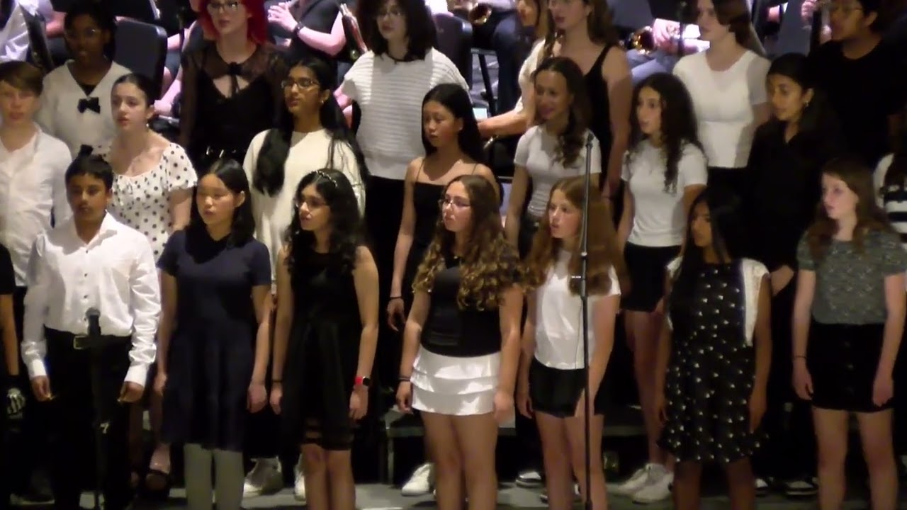 7th grade Chorus spring concert June 5,2025 Farnsworth Middle School  Guilderland New York
