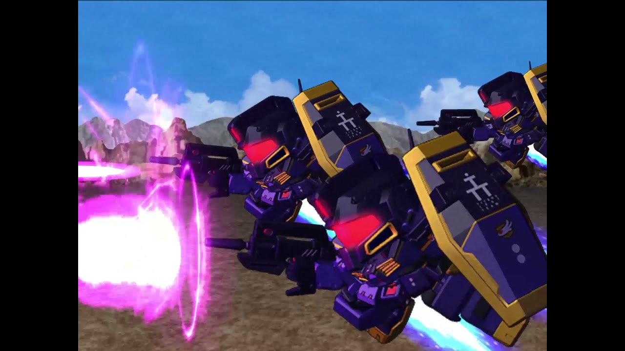 SD Gundam G-Generation Spirits - GM Kai High Mobility Type All Animations