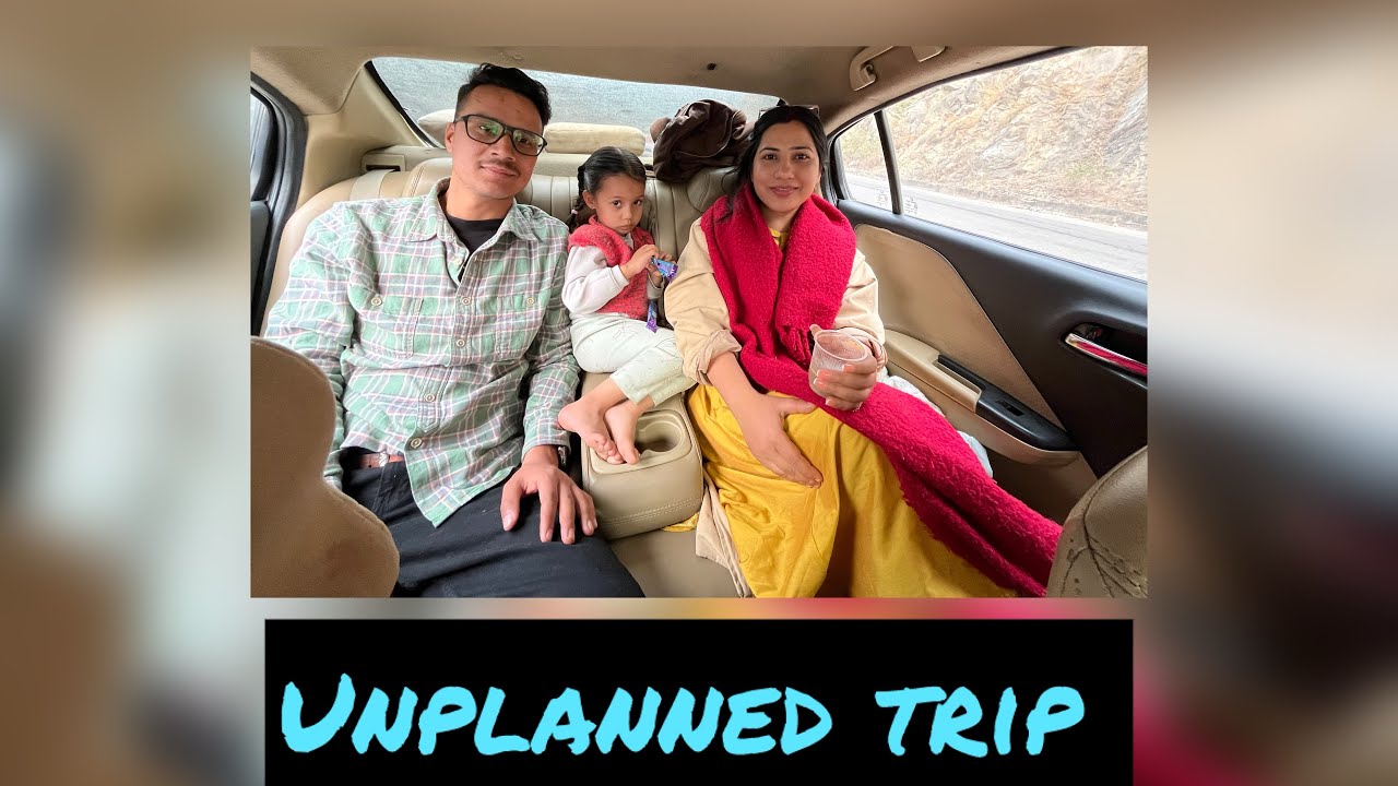 Unplanned  trip🤫🤭🫢bahut time baad husband k sth gaanv ka trip 