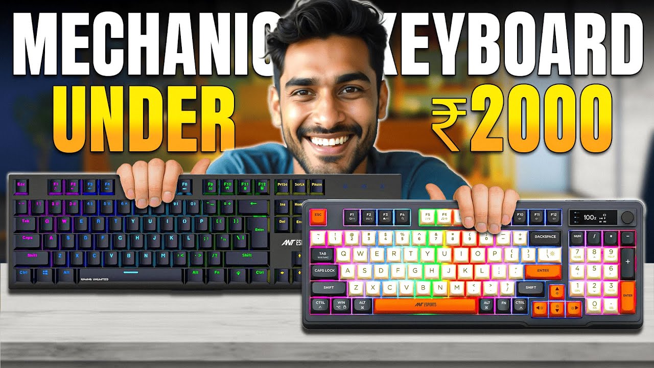 Top 5 Best Mechanical Keyboards Under 2000 | Perfect for Gaming and Typing