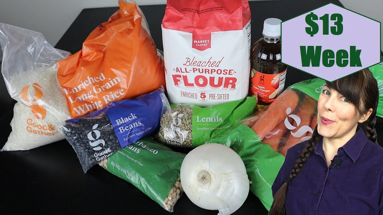 Groceries For $13 Per Week! (Extreme Emergency Food Budget)