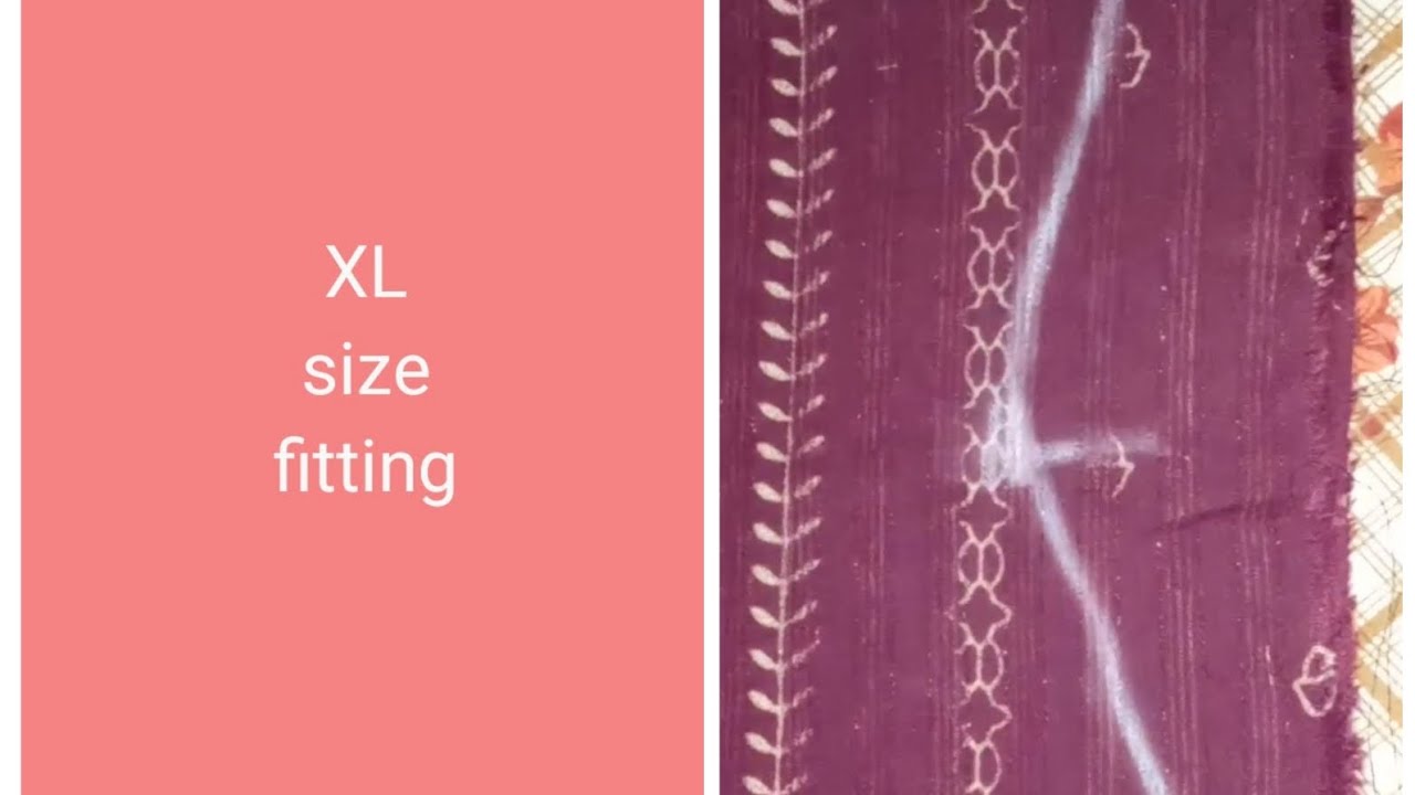XL size fitting | perfect fitting size for XL |#stitch#fashion#dress#design#easy 