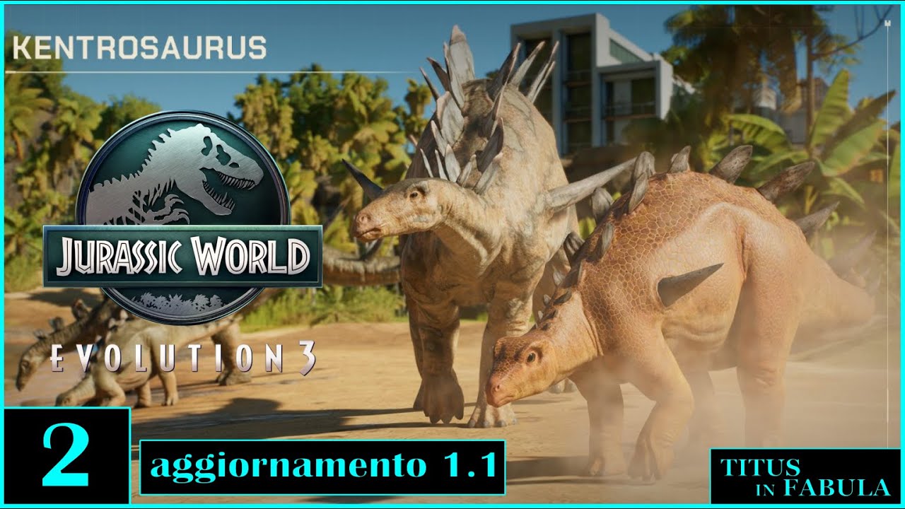 La famiglia dei Kentrosauri | ver. 1.1 | Jurassic World Evolution 3 | Sandbox | ITA | PS5