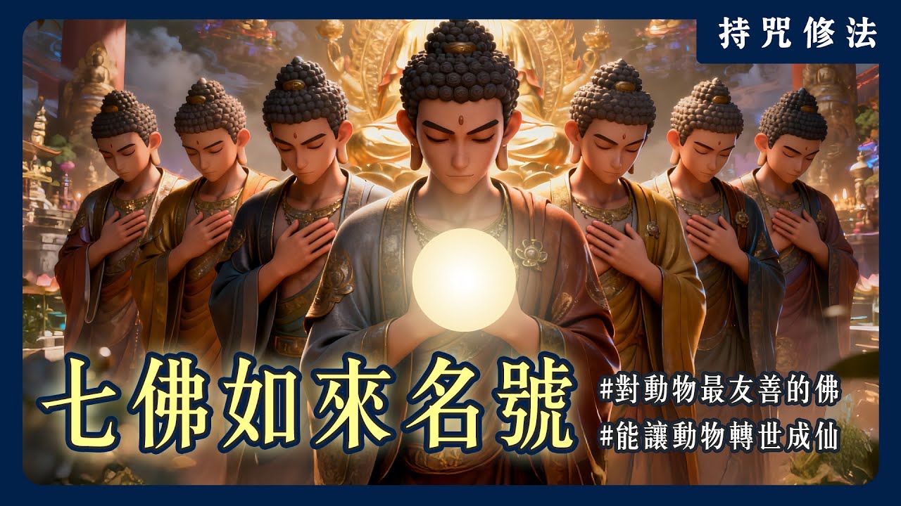 佛教為什麼這麼重視「放生」？讓離世動物成仙的《七佛如來名號》｜持咒修法系列