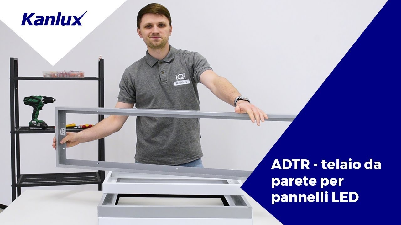 #NovitaKanlux: ADTR - telaio da parete per pannelli LED I KANLUX