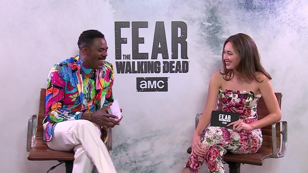 Fear The Walking Dead S4: AMC Brasil Facebook Live - Alycia Debnam-Carey & Colman Domingo