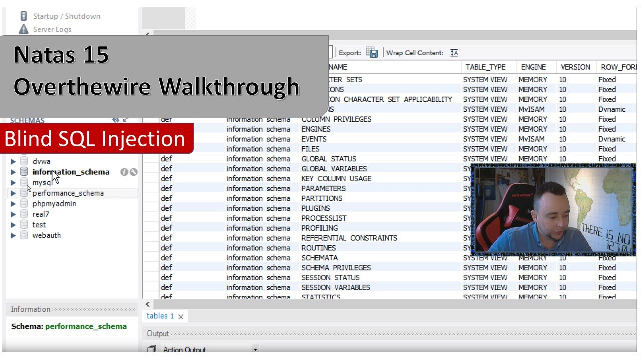 Understanding Blind SQL Injection - Natas15 - Overthewire.org - Walkthrough