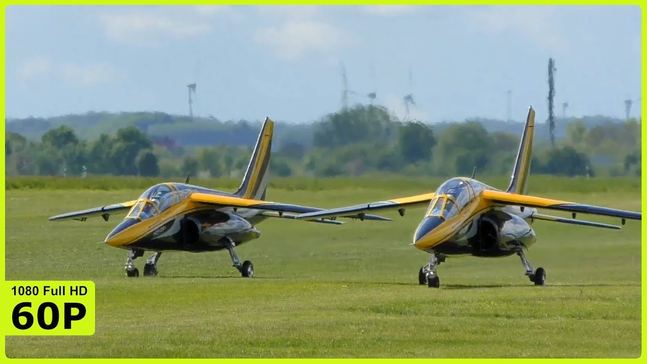 RED BULL ACROBATIC TEAM WITH 2x GIANT RC ALPHA JET TURBINE -  PROWING 2019
