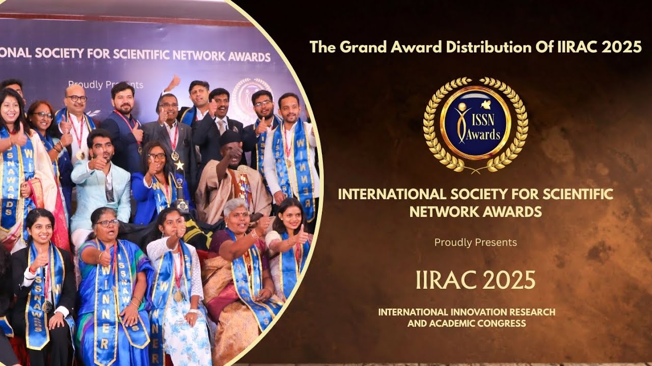 The most awaited and proud moment of IIRAC 2025 which is proudly presented by ISSN Awards