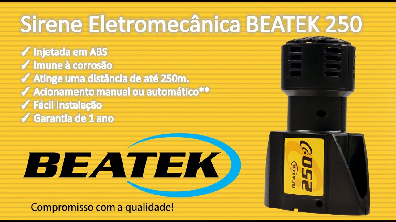 Sirene Eletromecânica BEATEK 250