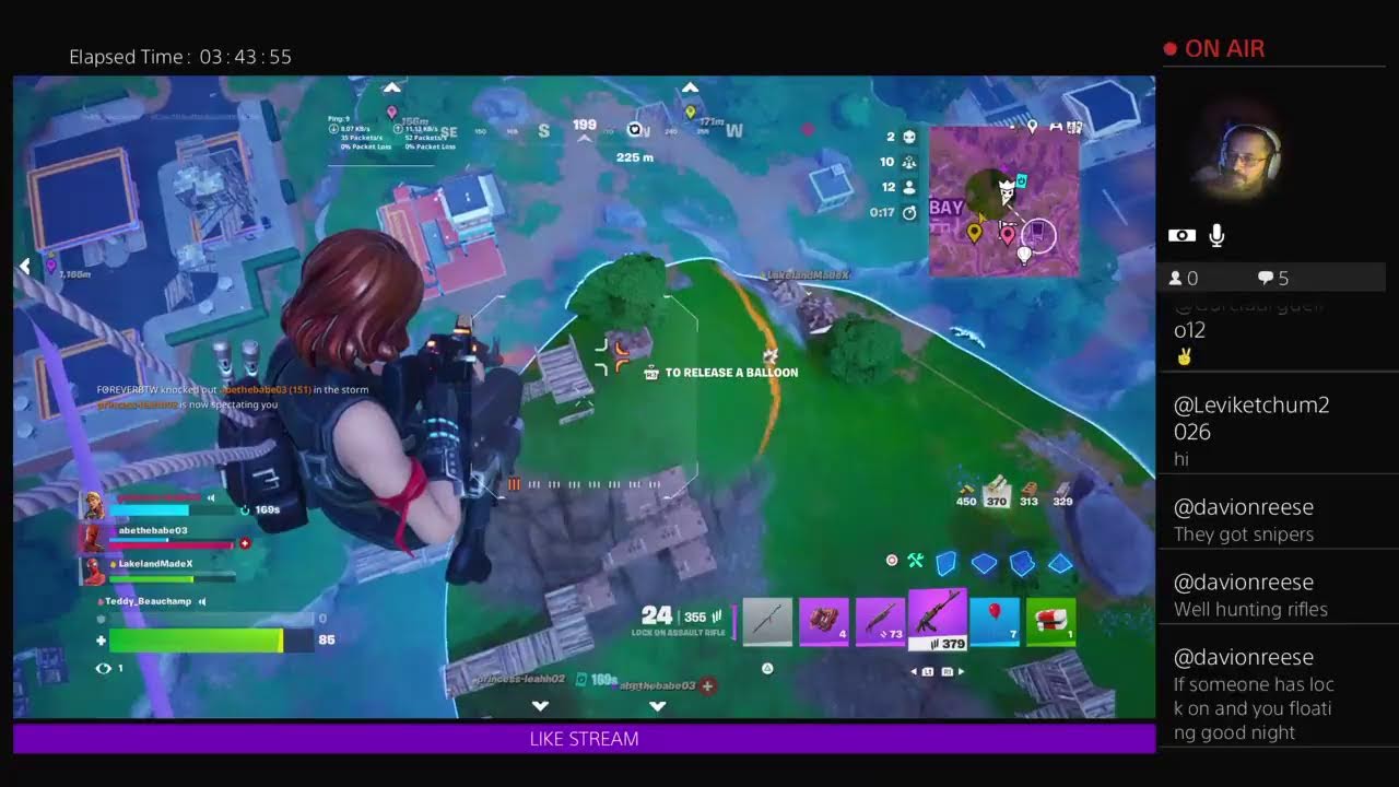 FORTNITE Playing with viewers