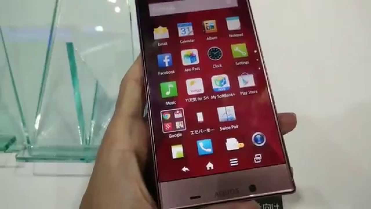 SHARP AQUOS CRYSTAL X (402SH) - Hands-on