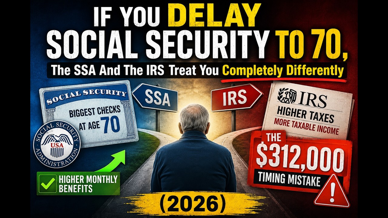 If You Delay Social Security to 70, The IRS Changes Everything (2026 Guide)