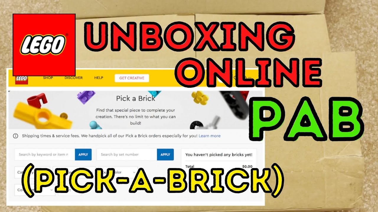 LEGO | Unboxing LEGO Online Pick-a-brick (PAB)