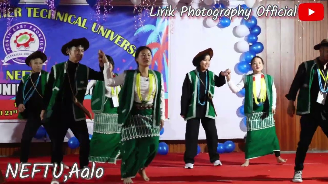 NEFTU UNIFEST cultural.Galo Modern dance.