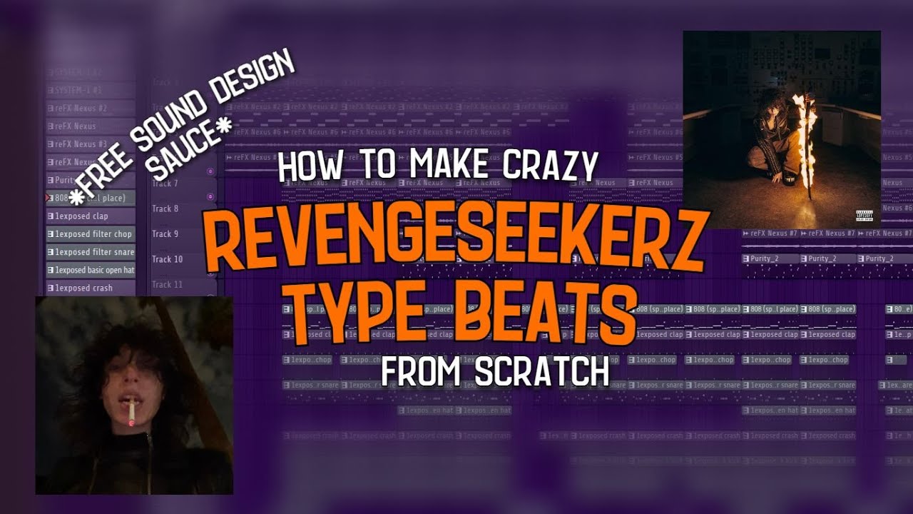 how to make crazy jane remover x revengeseekerz type beats from scratch | fl studio tutorial